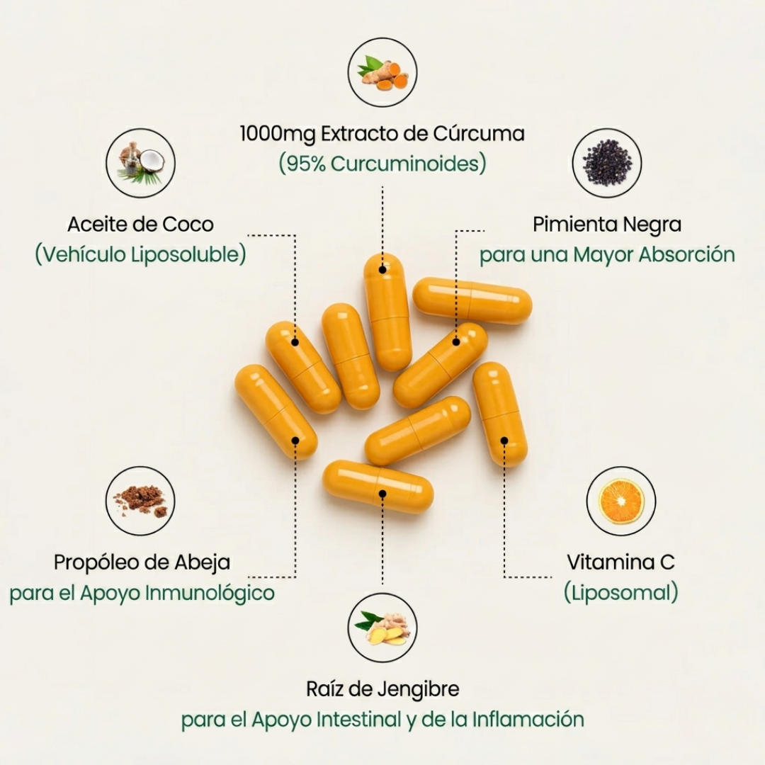 Cúrcuma Esentia Labs™ Alivia dolor articular e inflamación